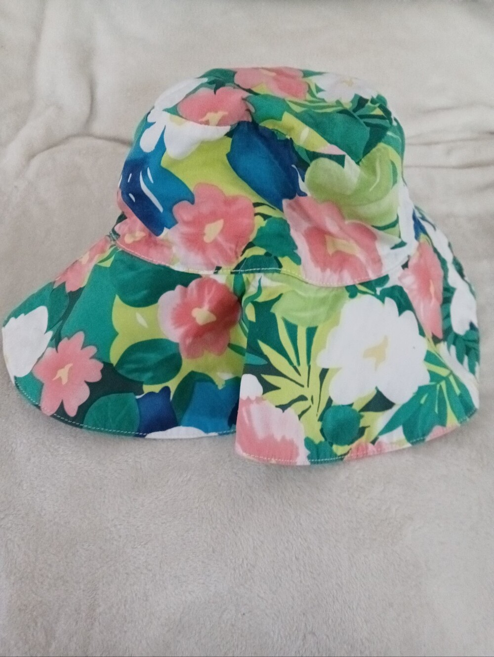 Gymboree Floral Cotton Sun Hat /Size :Large